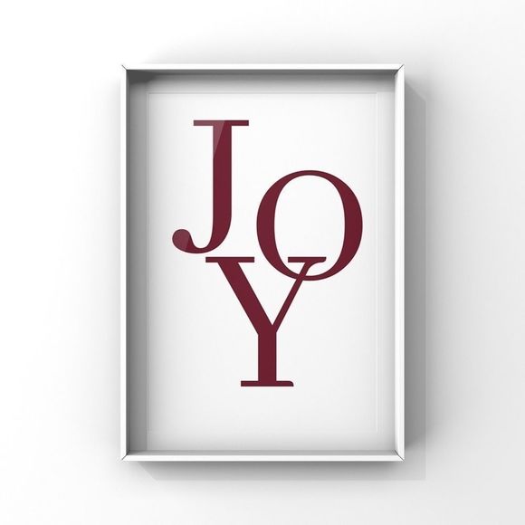 Limited edition modern minimalist Christmas illustration ornament art print set - Picture 6 of 16